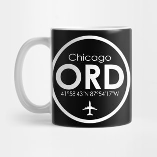 ORD, Chicago O'Hare International Airport Mug